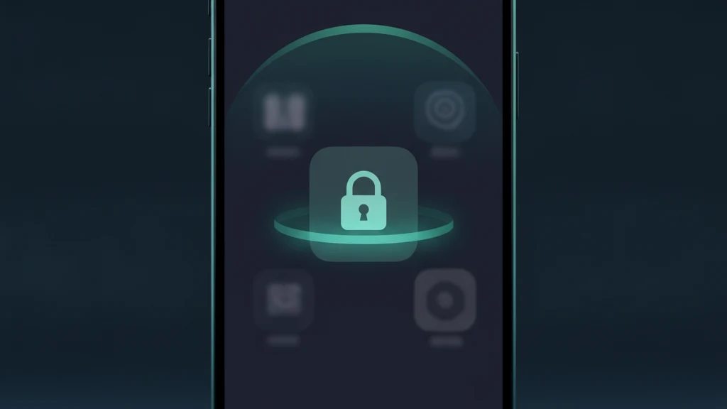 Un iPhone trasllada una pila de fotos del Camera Roll a una aplicació de caixa forta bloquejada mentre s'eliminen les còpies restants.