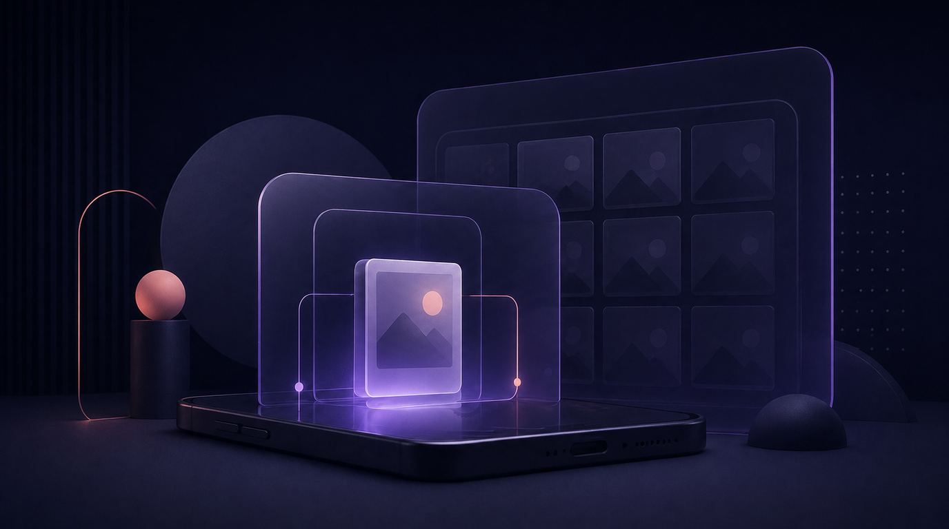 How to show one photo on iPhone without letting someone scroll